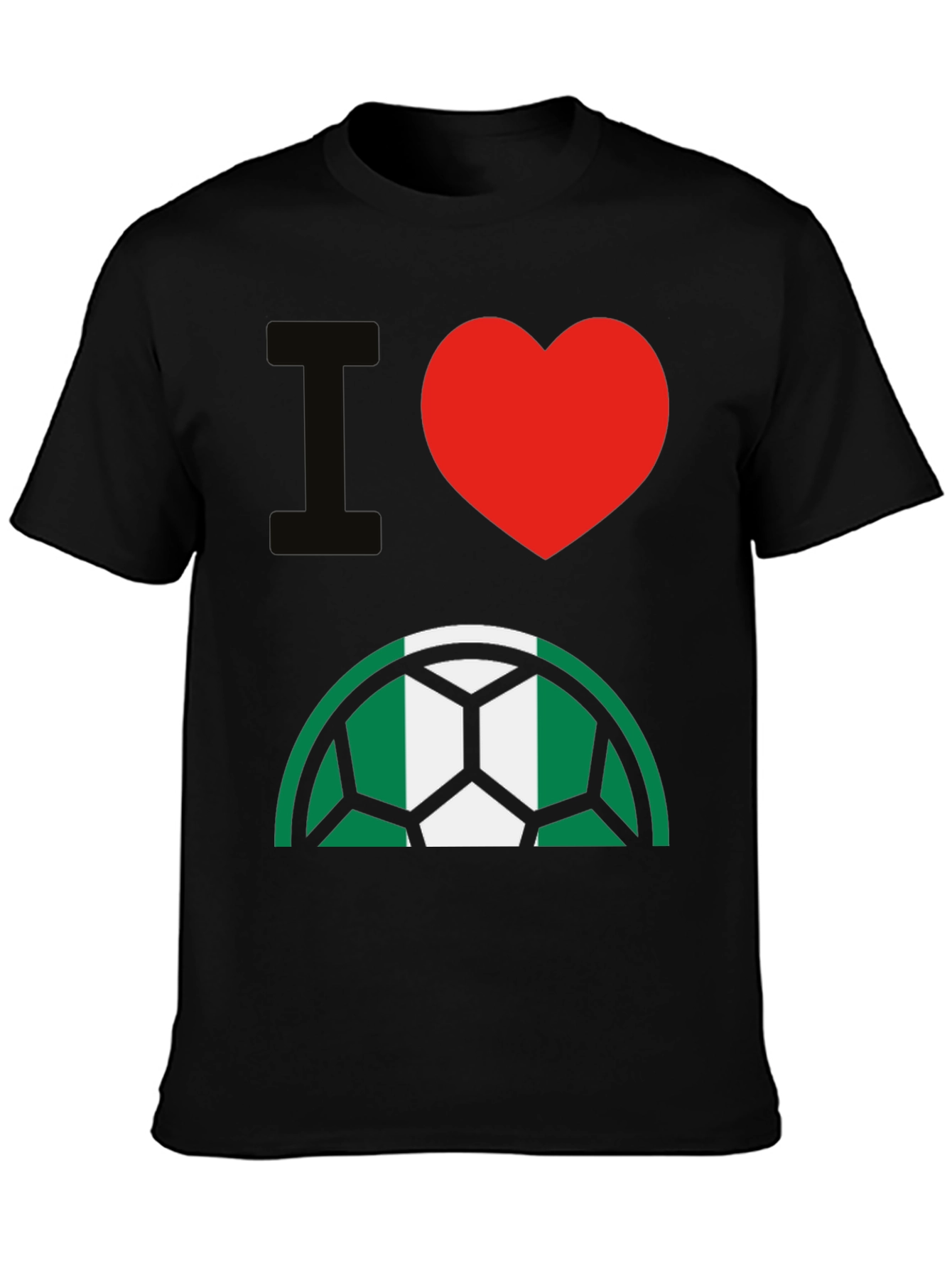 I Love Nigeria Soccer T-Shirt