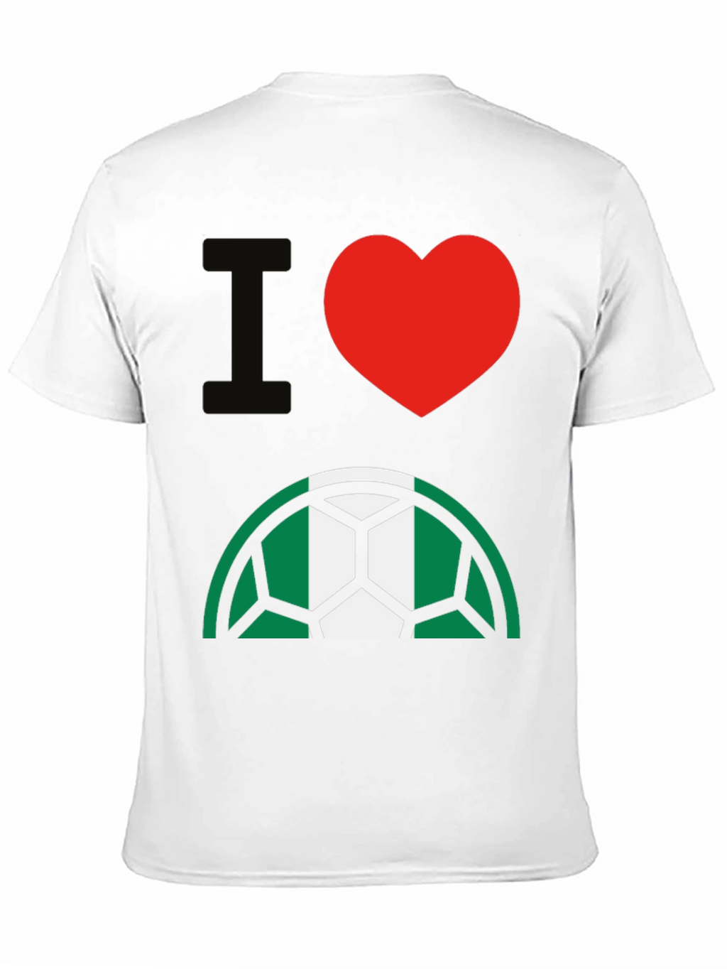 I Love Nigeria Soccer T-Shirt