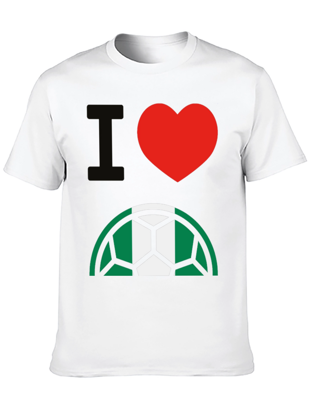 I Love Nigeria Soccer T-Shirt