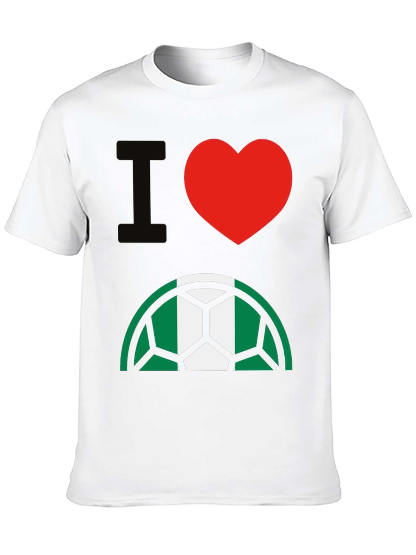 I Love Nigeria Soccer T-Shirt
