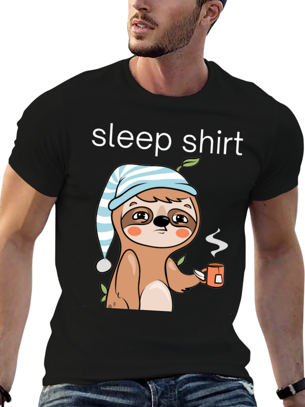 Sleepy Sloth Coffee T-Shirt