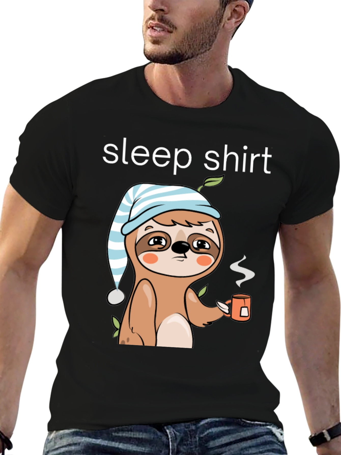 Sleepy Sloth Coffee T-Shirt
