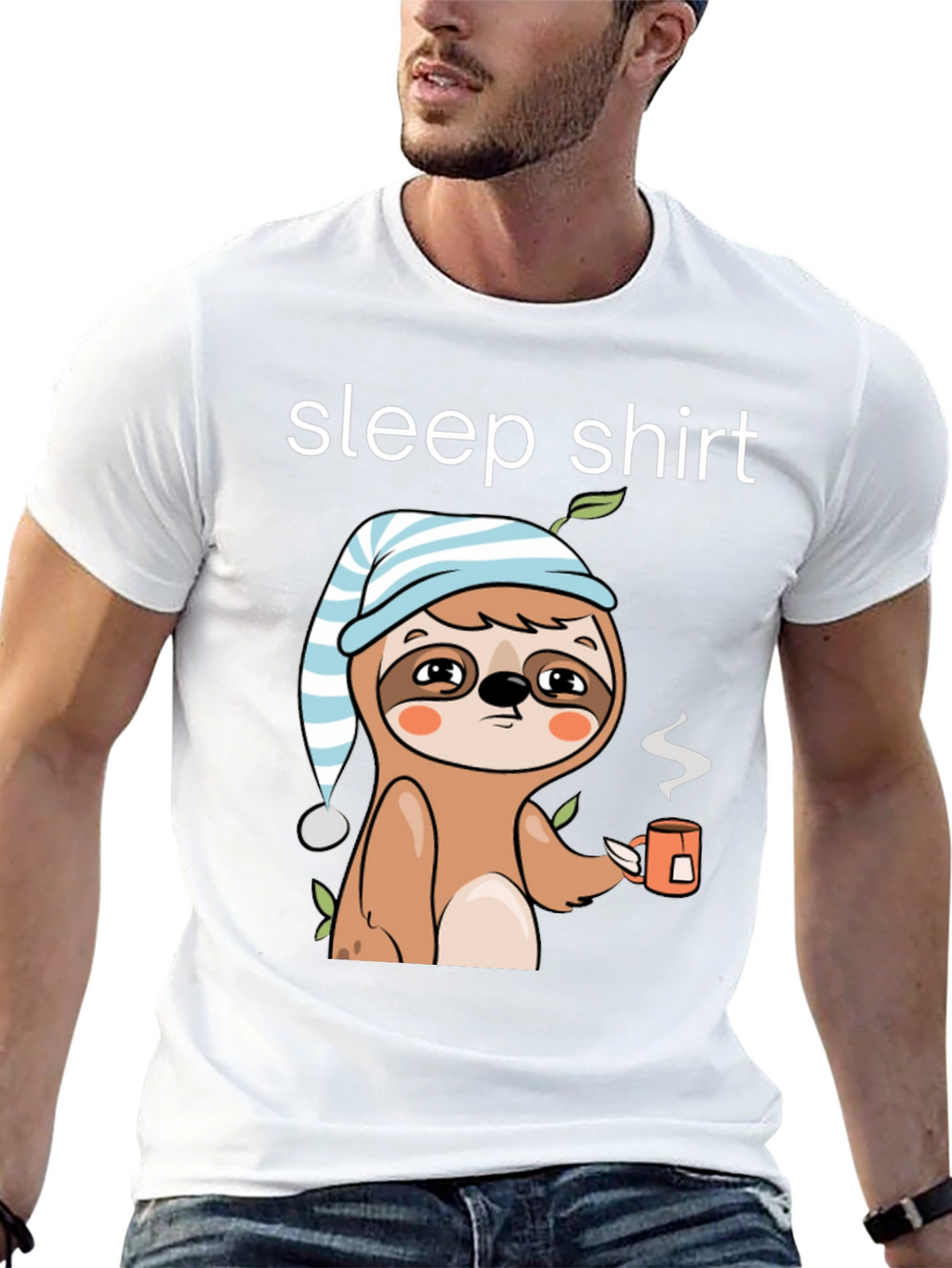 Sleepy Sloth Coffee T-Shirt