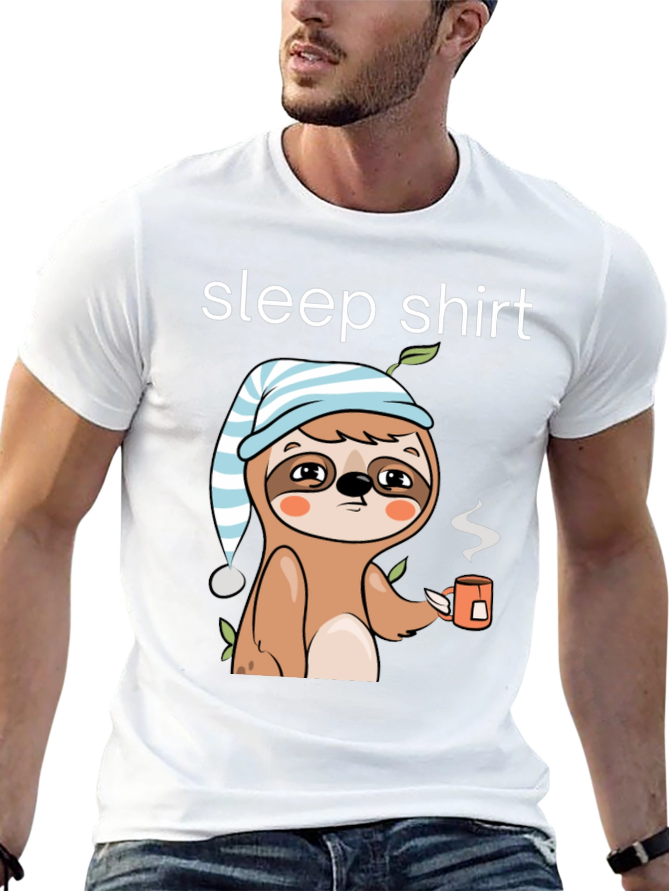 Sleepy Sloth Coffee T-Shirt