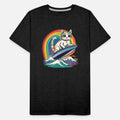 Feline Spectrum: The Rainbow Wave Logo
