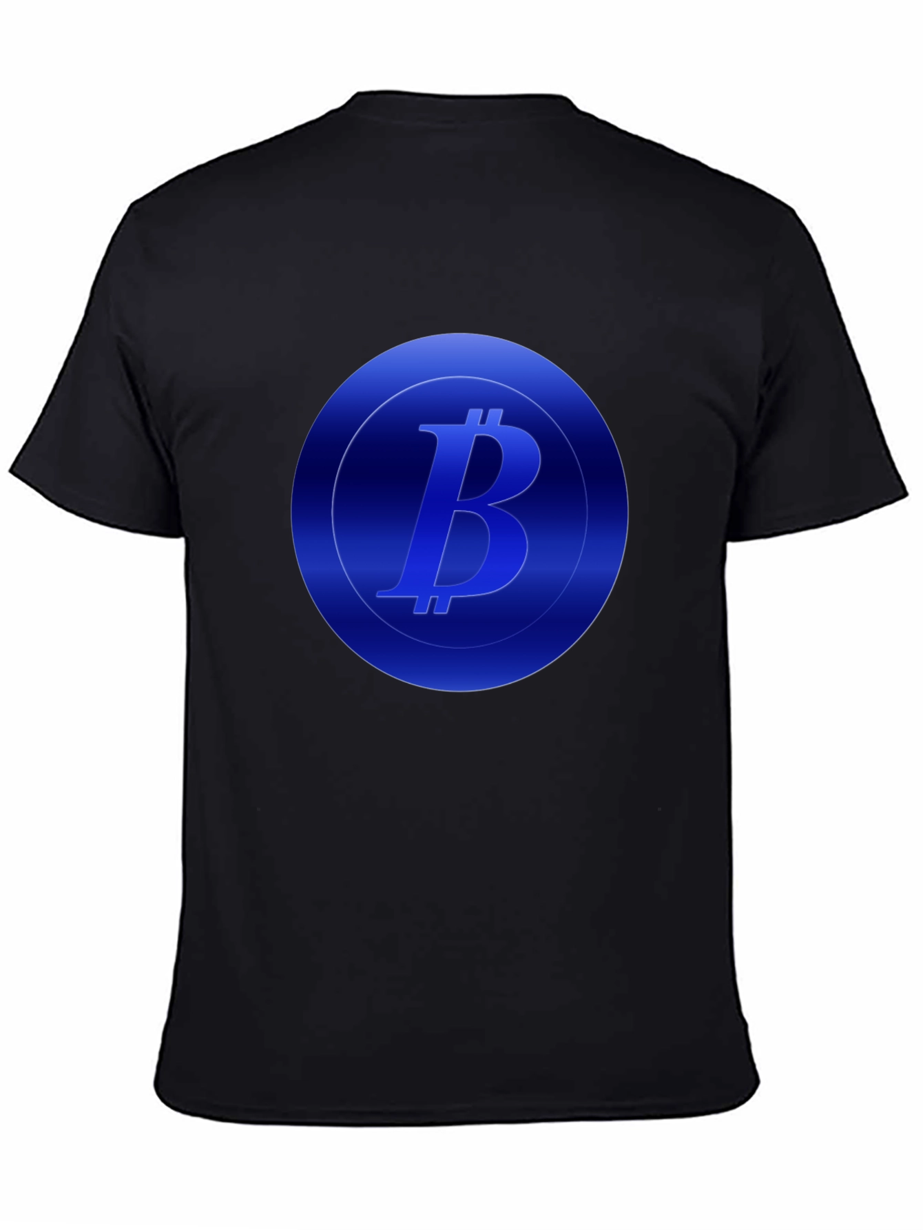 Bitcoin Logo Black T-Shirt - Crypto Fashion