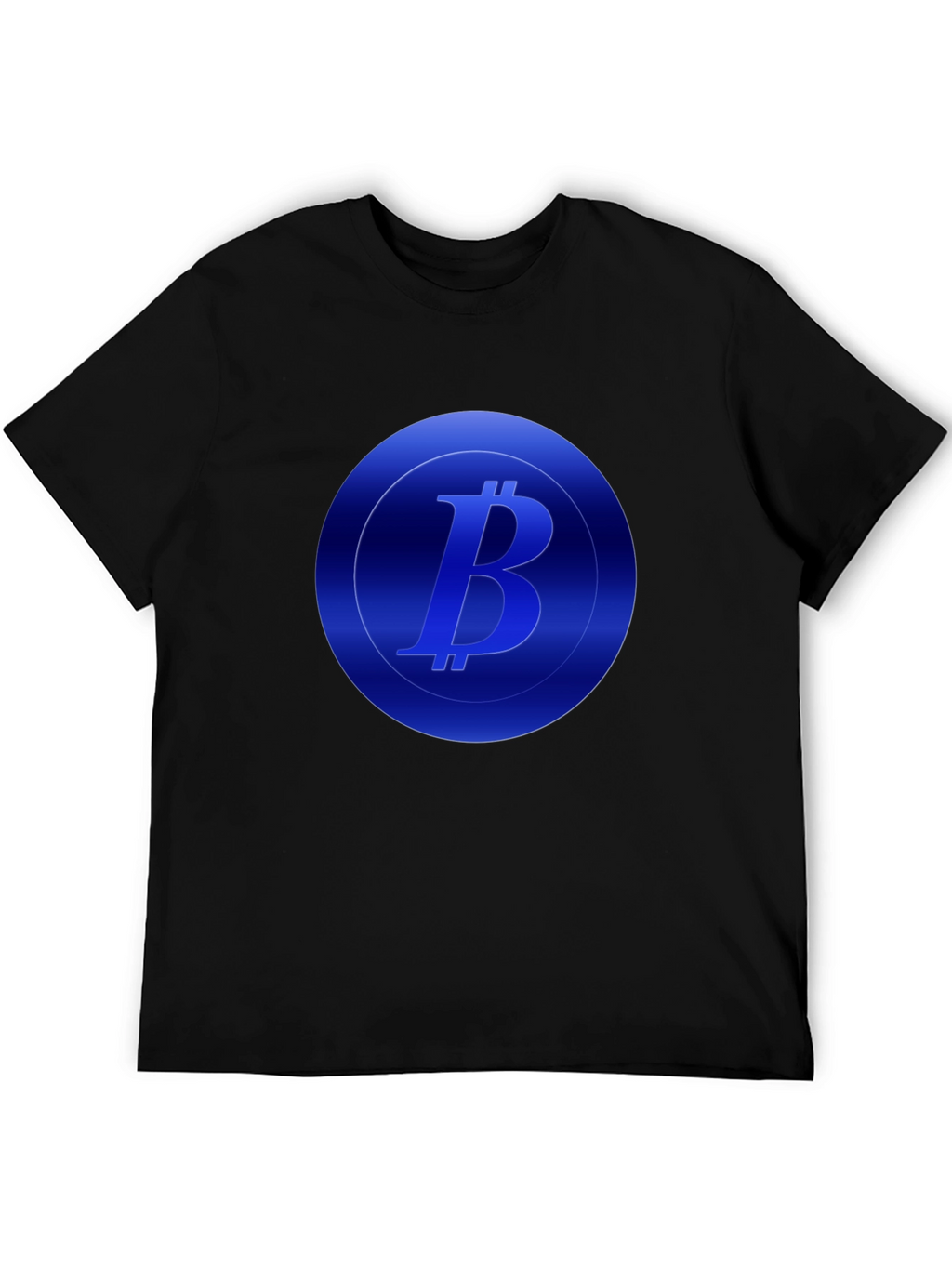 Bitcoin Logo Black T-Shirt - Crypto Fashion