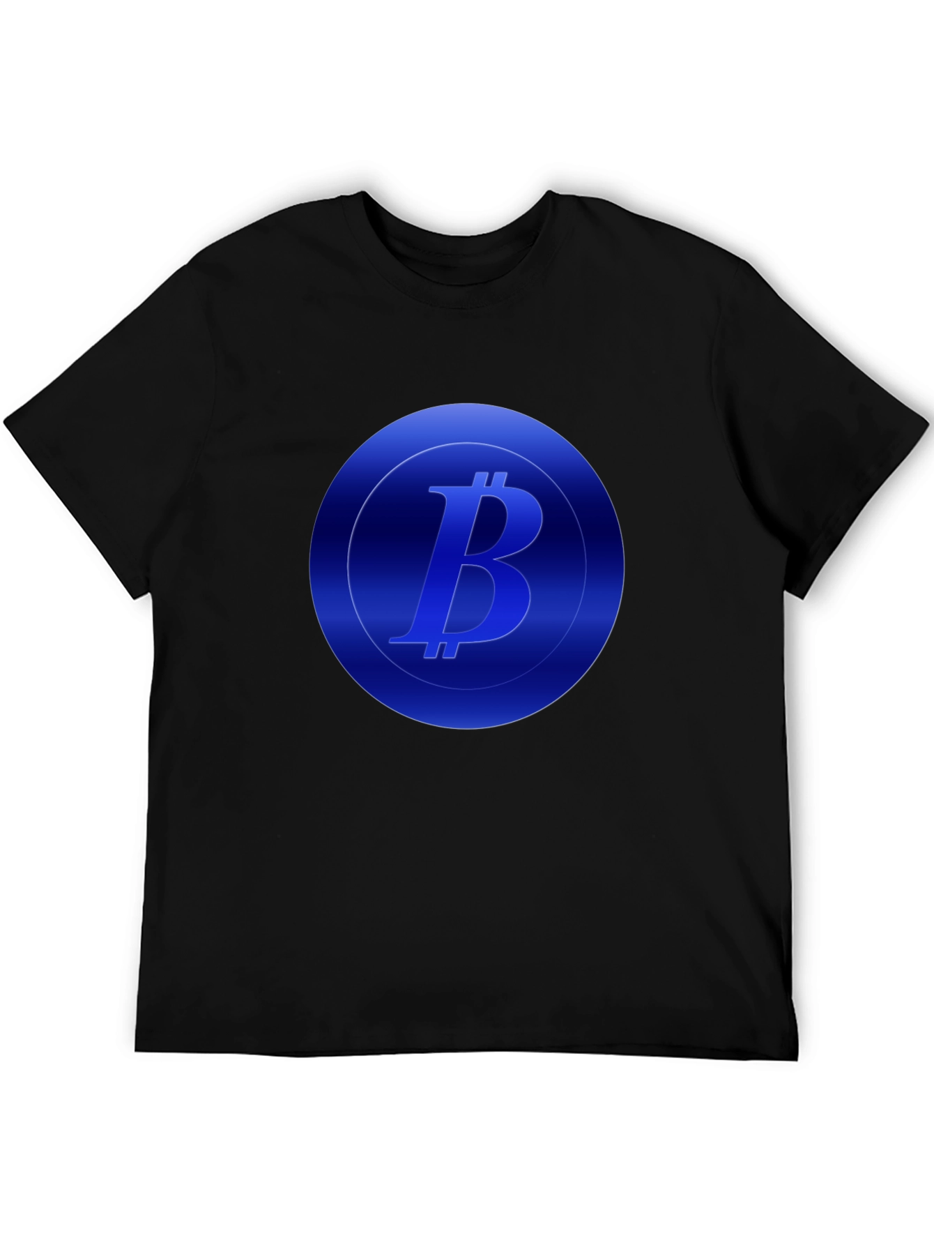 Bitcoin Logo Black T-Shirt - Crypto Fashion
