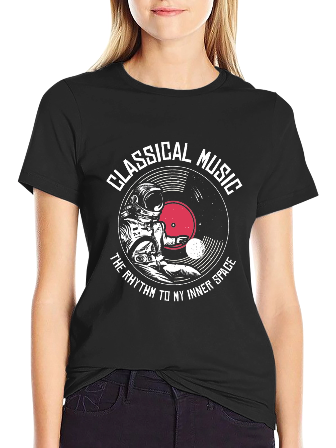 Classical Music Astronaut T-Shirt - Inner Space Rhythm