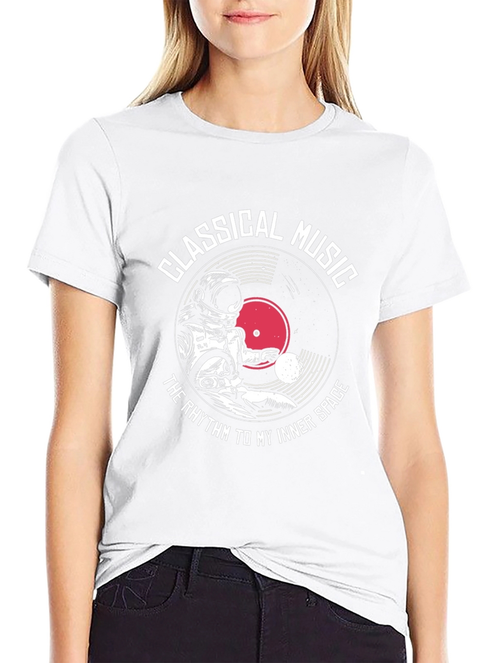 Classical Music Astronaut T-Shirt - Inner Space Rhythm