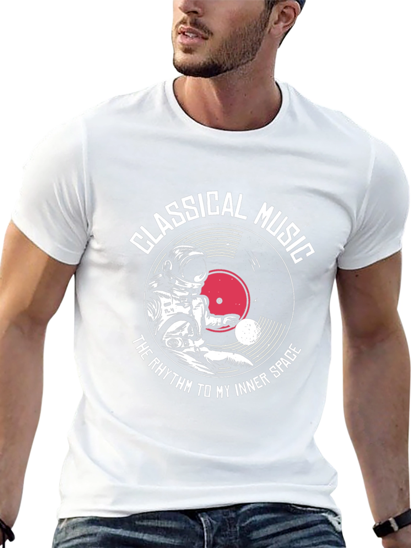 Classical Music Astronaut T-Shirt - Inner Space Rhythm