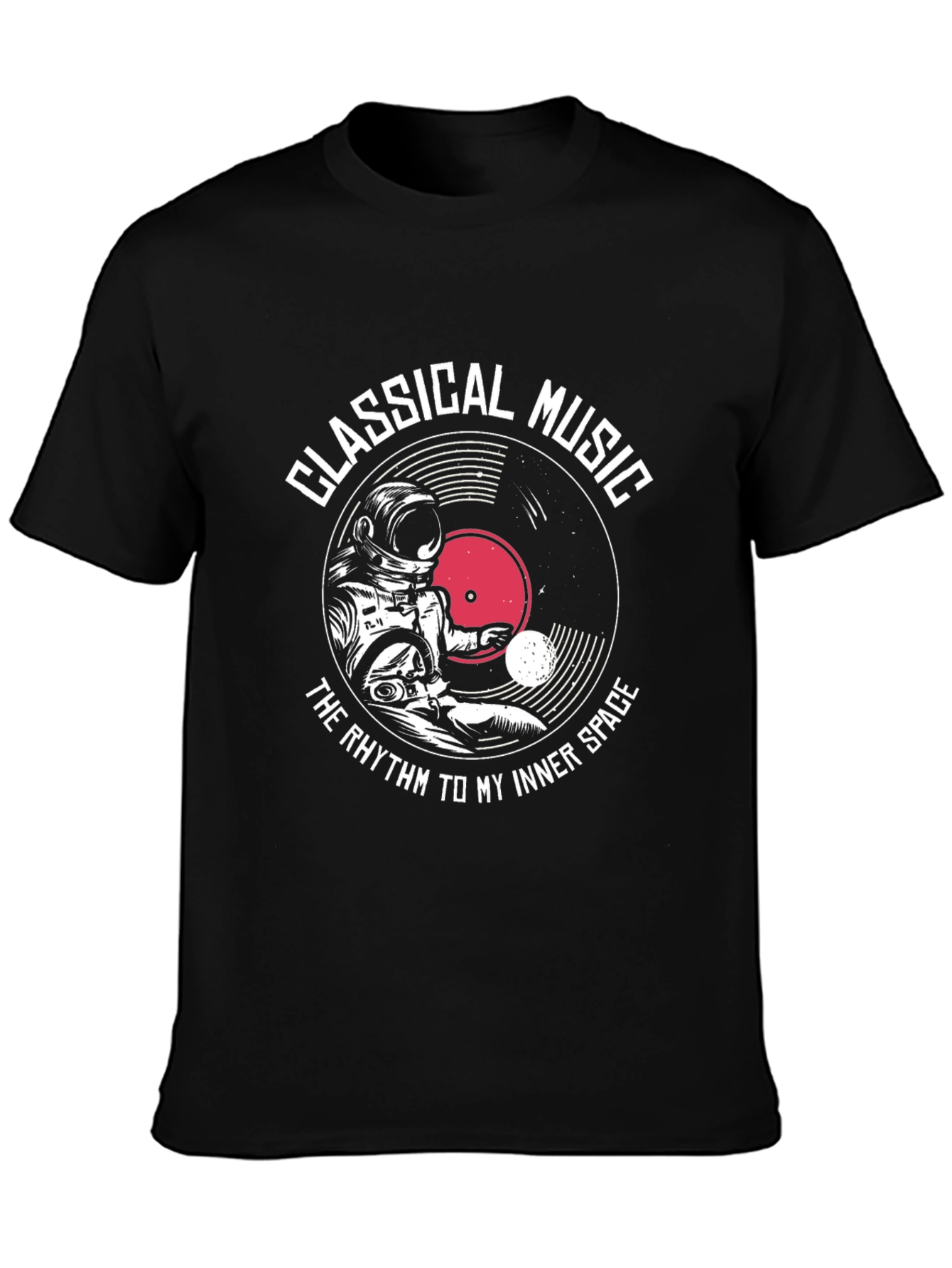 Classical Music Astronaut T-Shirt - Inner Space Rhythm