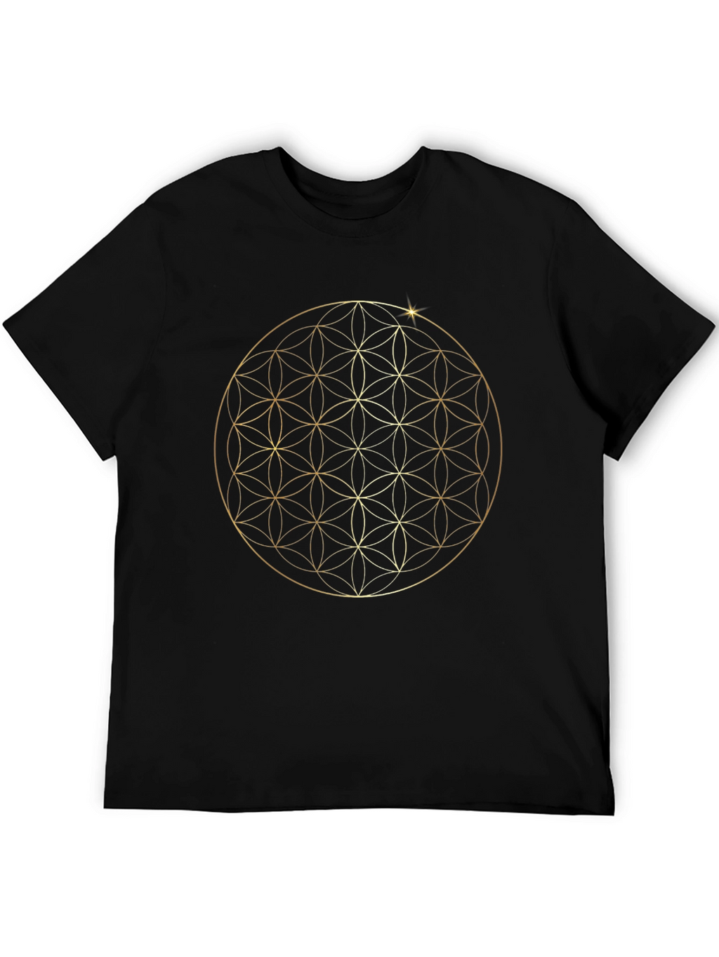 Flower of Life Graphic Tee - Geometric Design