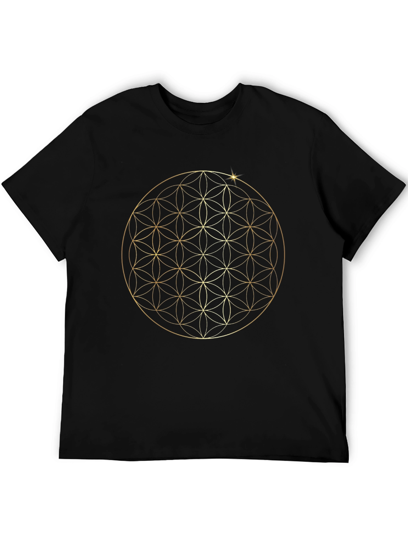 Flower of Life Graphic Tee - Geometric Design