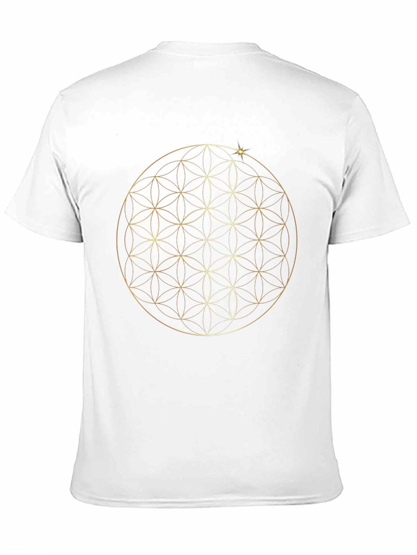 Flower of Life Graphic Tee - Geometric Design