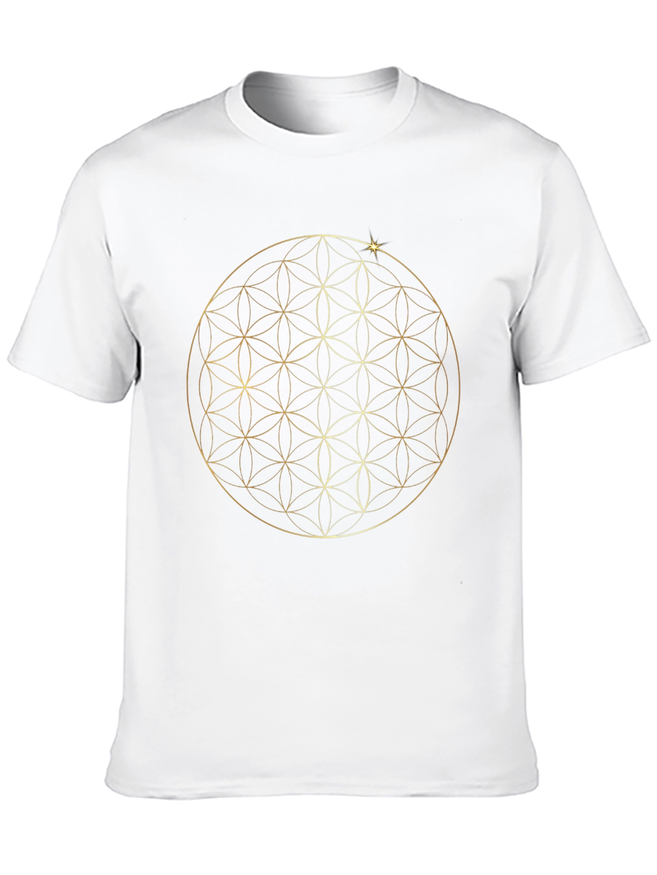 Flower of Life Graphic Tee - Geometric Design