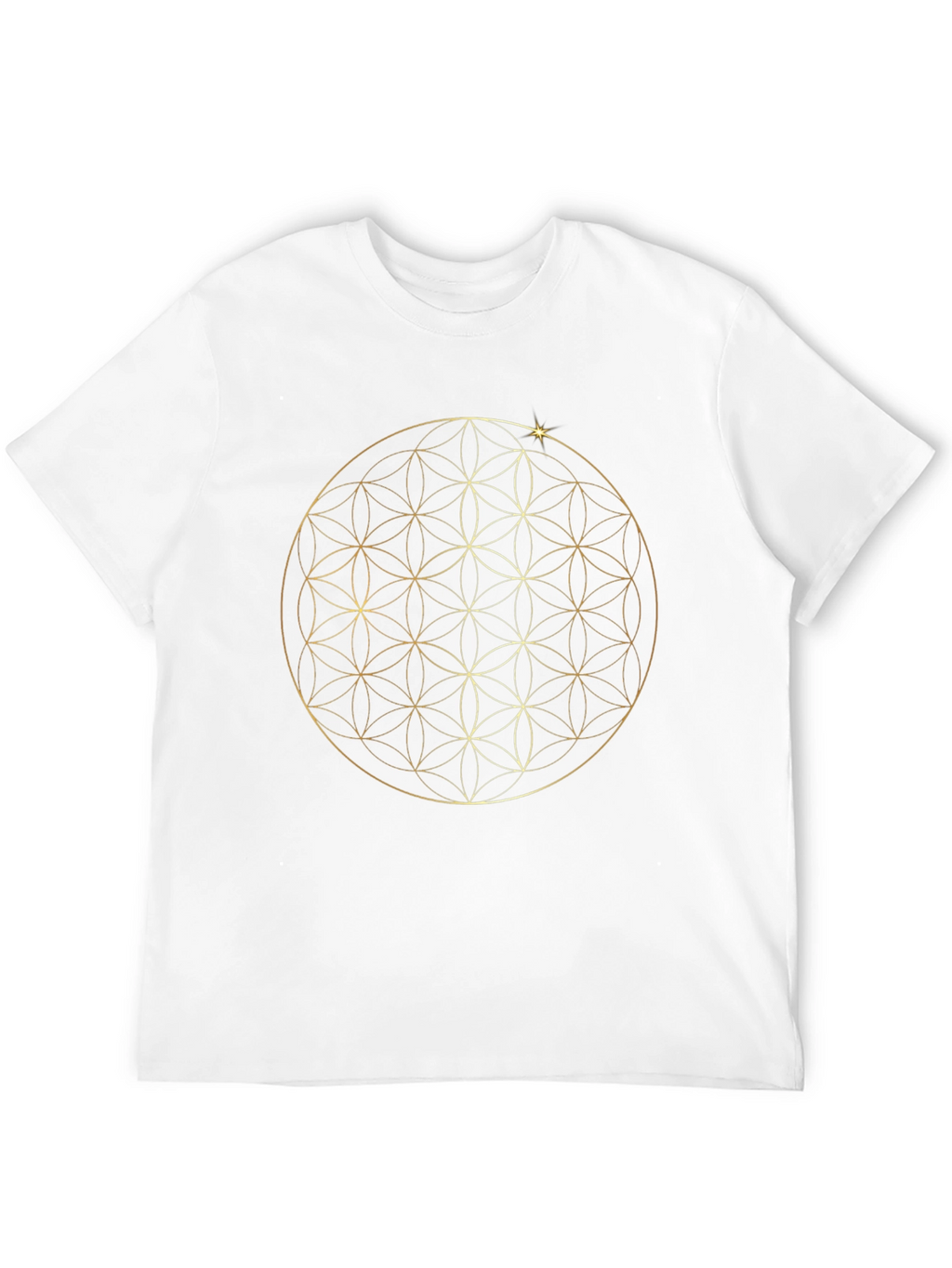 Flower of Life Graphic Tee - Geometric Design