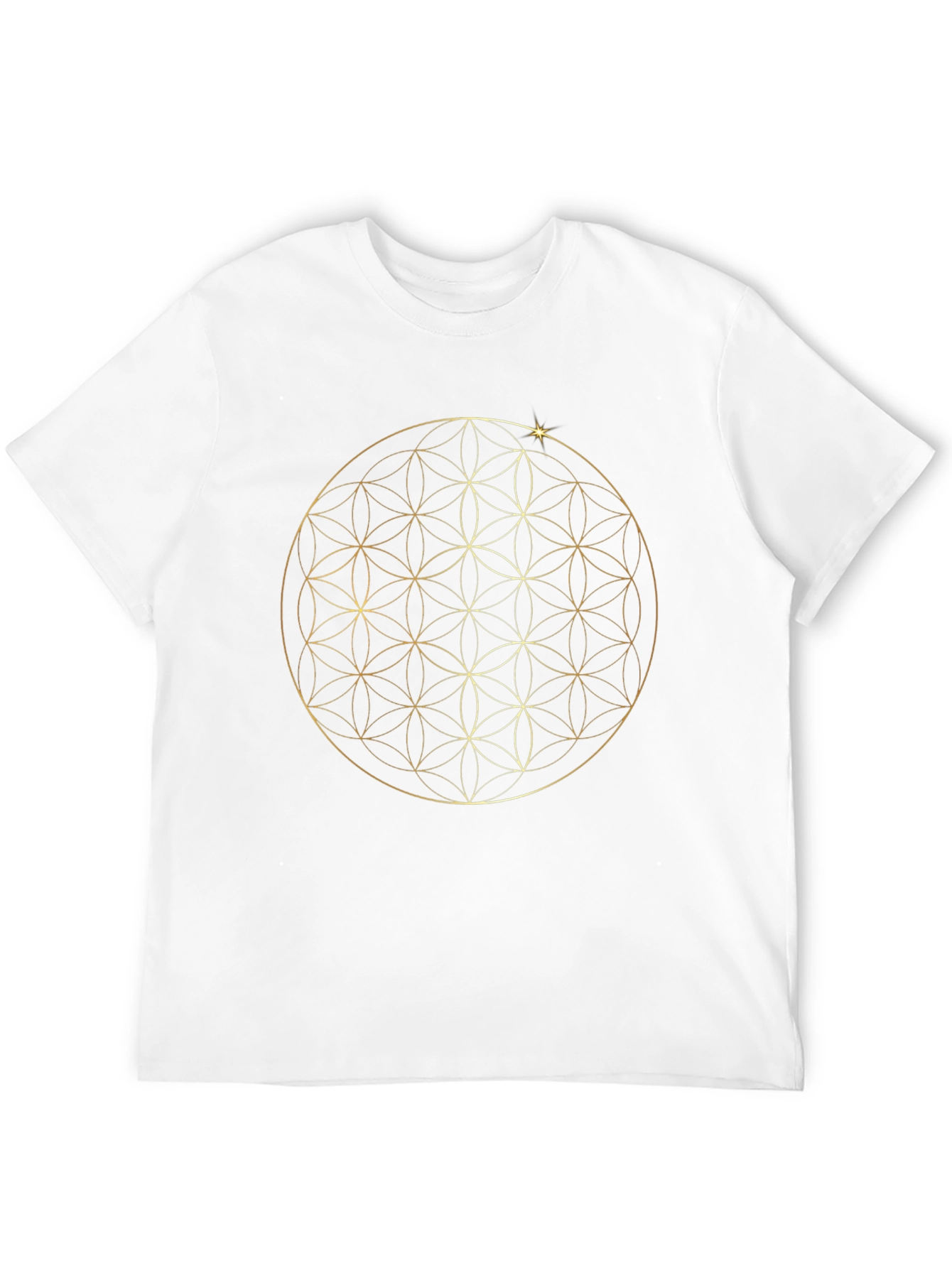Flower of Life Graphic Tee - Geometric Design