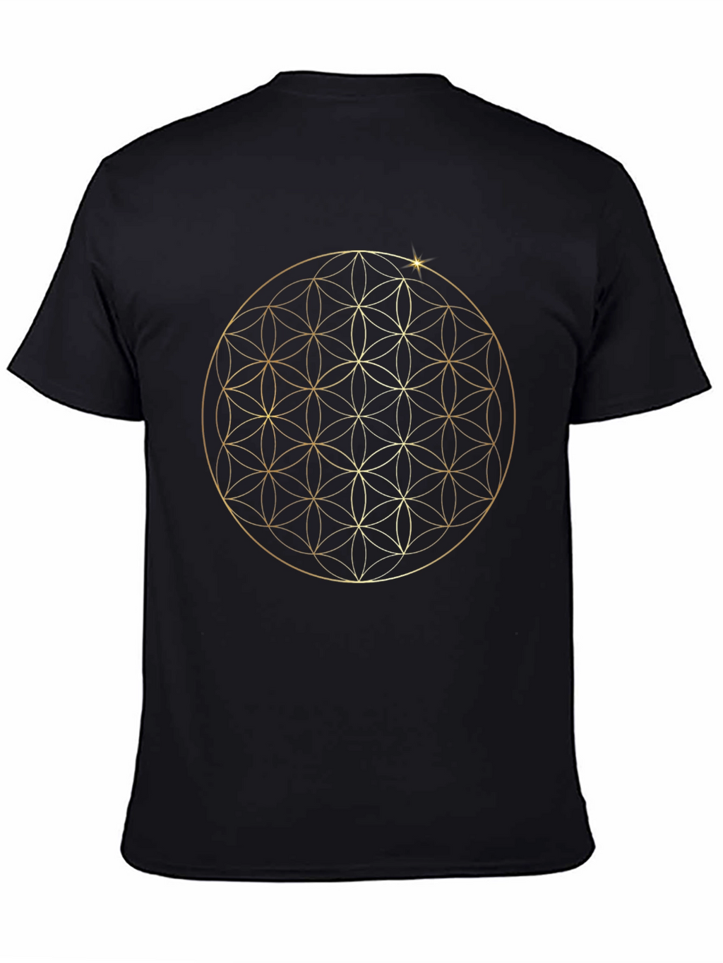 Flower of Life Graphic Tee - Geometric Design