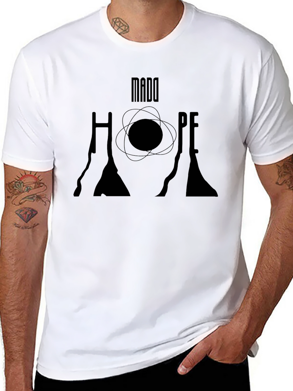 MADO Hope Graphic Black T-Shirt