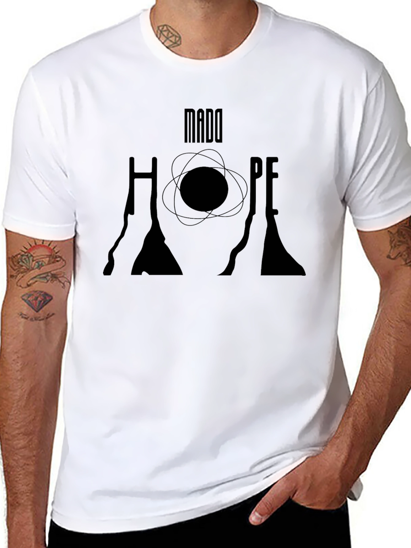 MADO Hope Graphic Black T-Shirt
