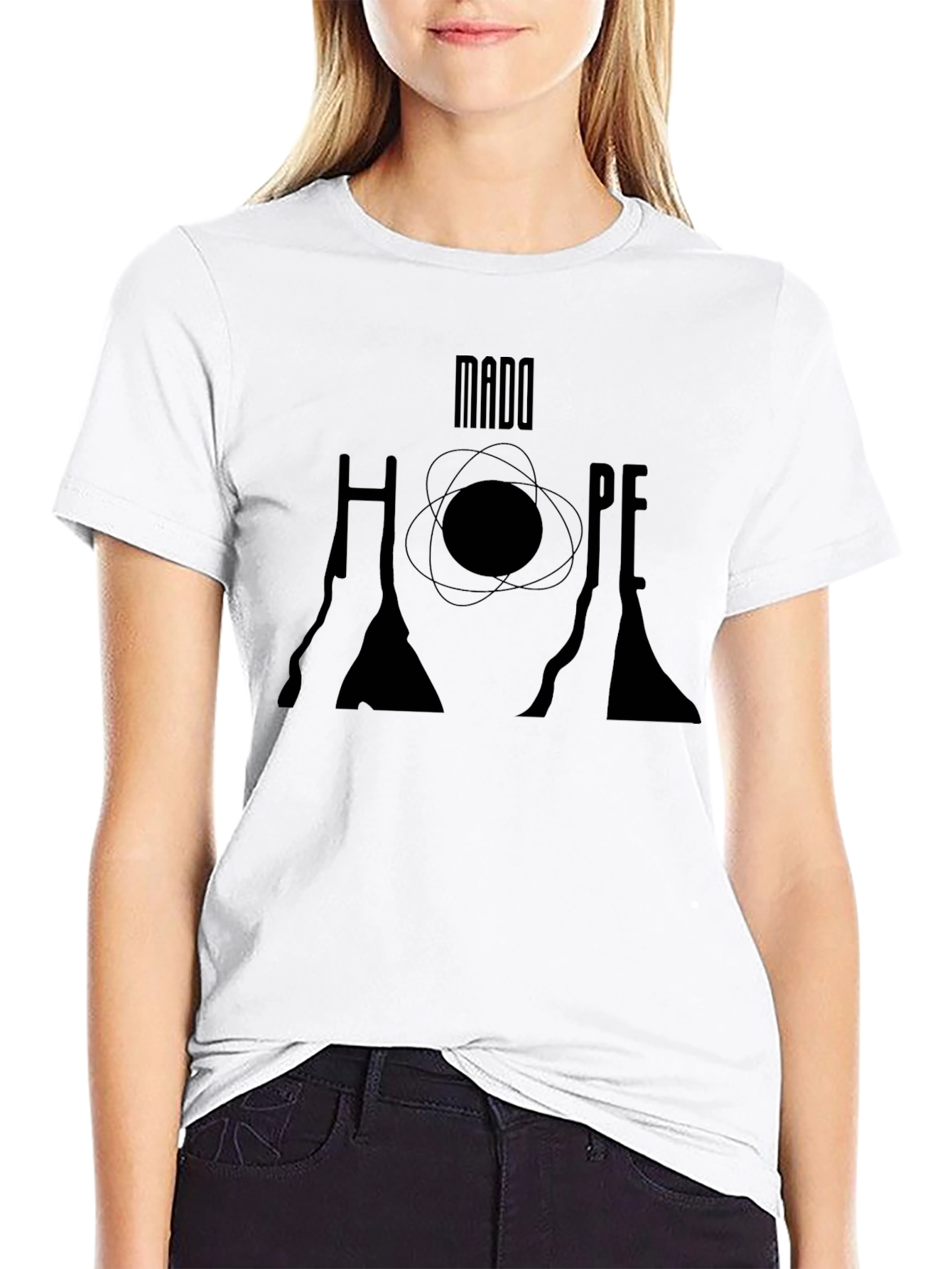 MADO Hope Graphic Black T-Shirt
