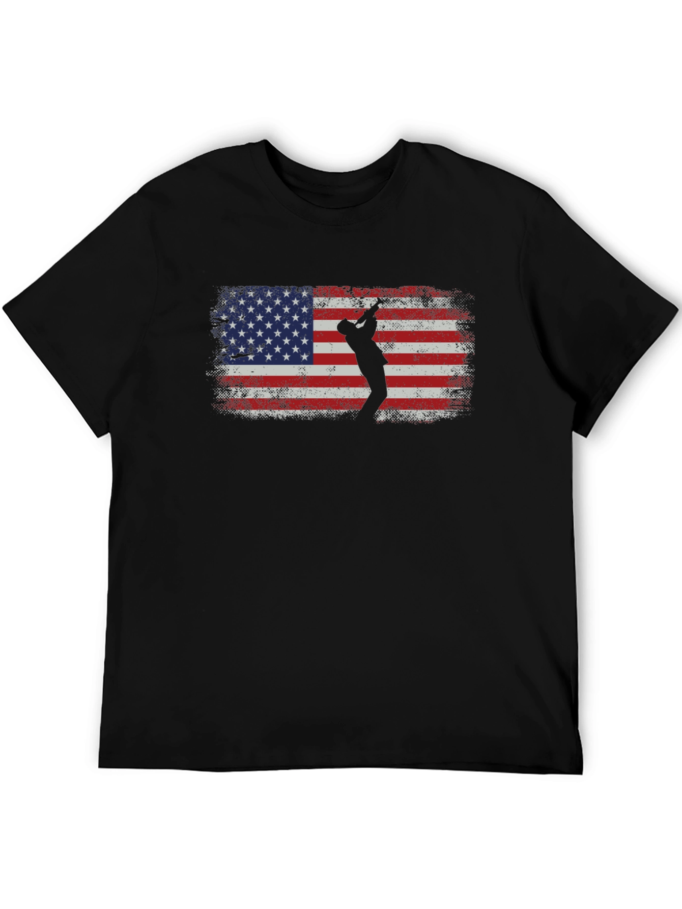 American Flag Saxophone Player T-Shirt