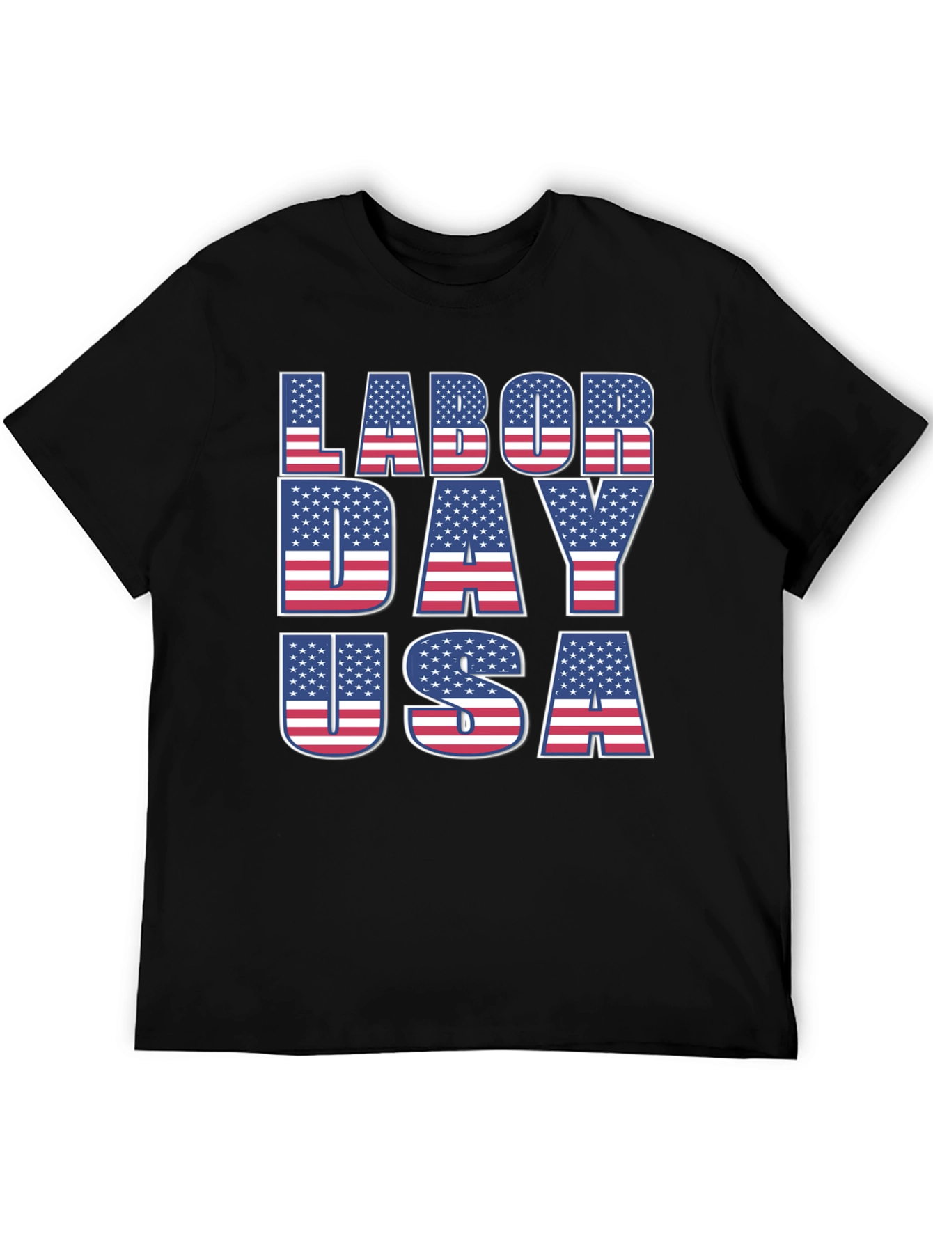 Labor Day USA Patriotic Graphic T-Shirt