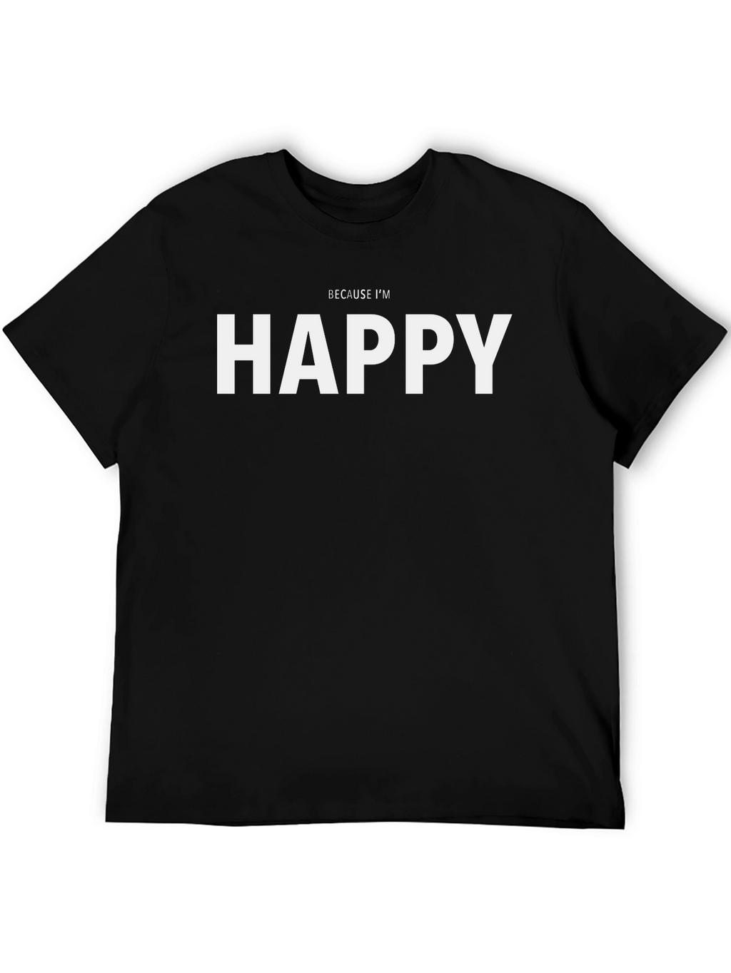 Happy Graphic Tee - Soft Cotton Blend