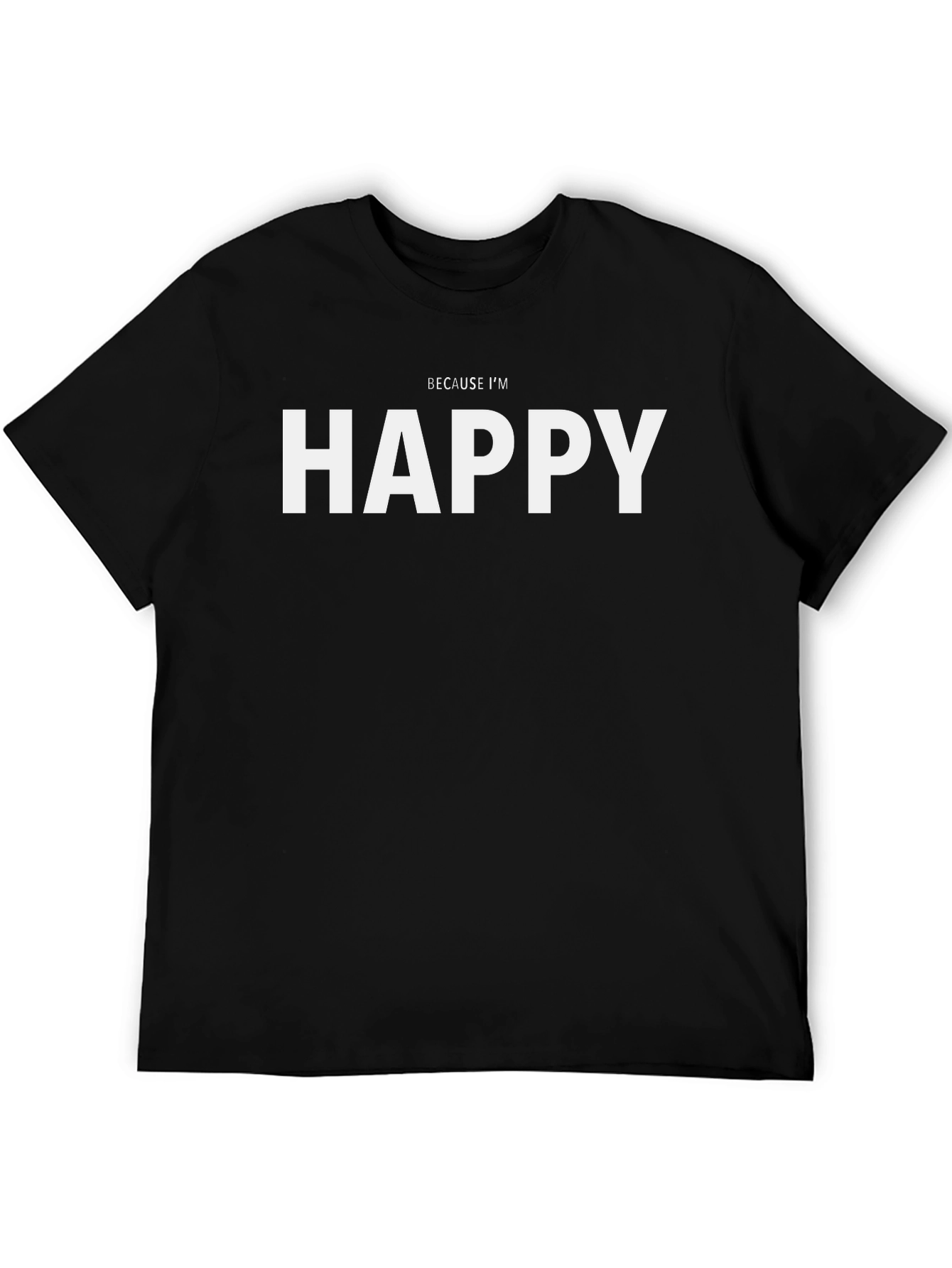 Happy Graphic Tee - Soft Cotton Blend