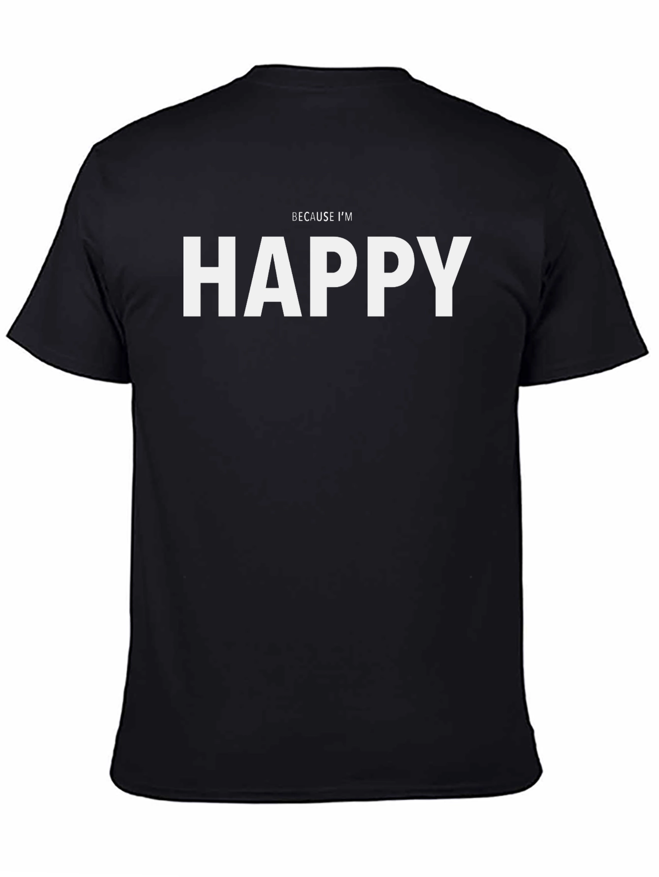 Happy Graphic Tee - Soft Cotton Blend