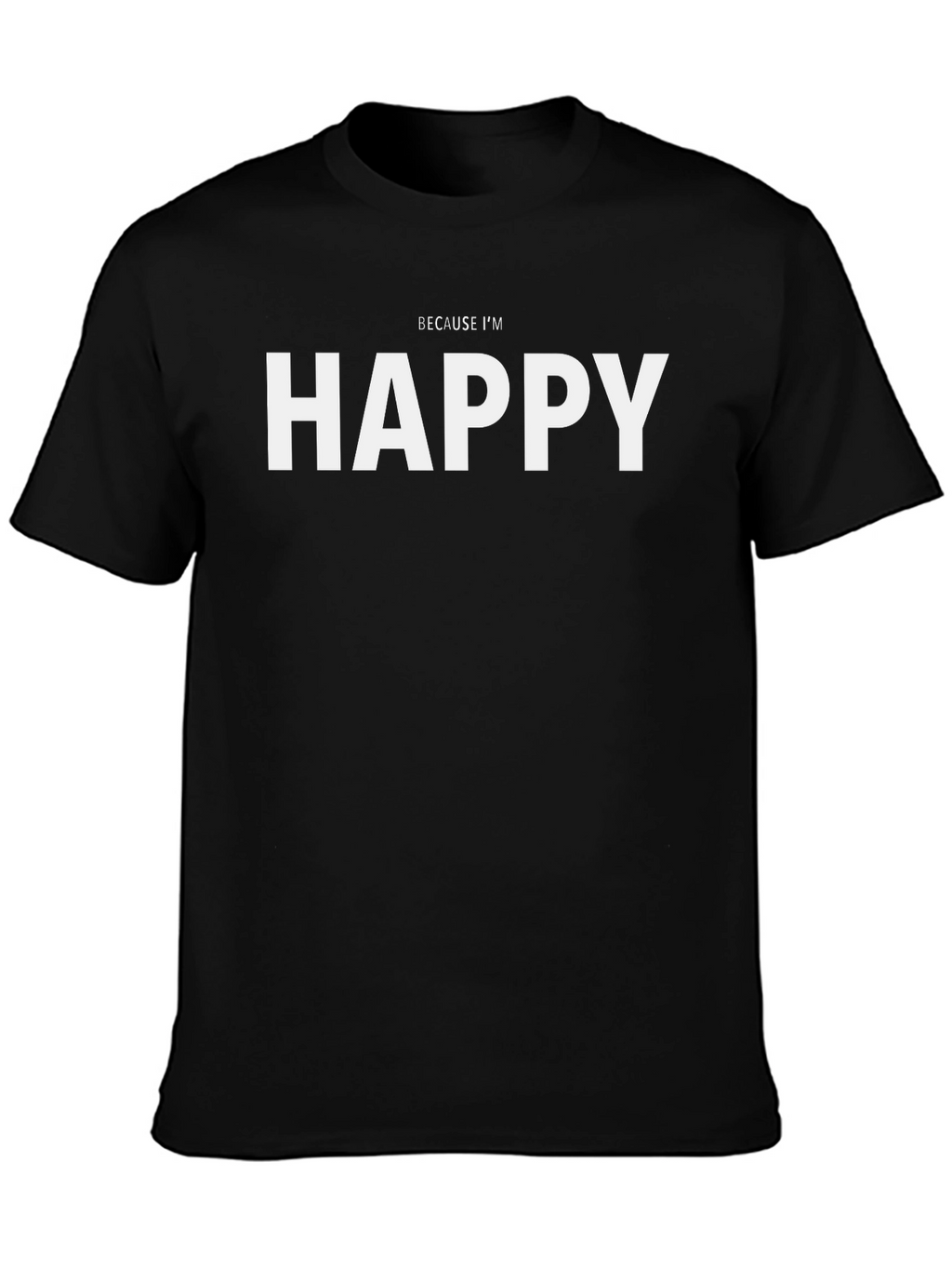 Happy Graphic Tee - Soft Cotton Blend