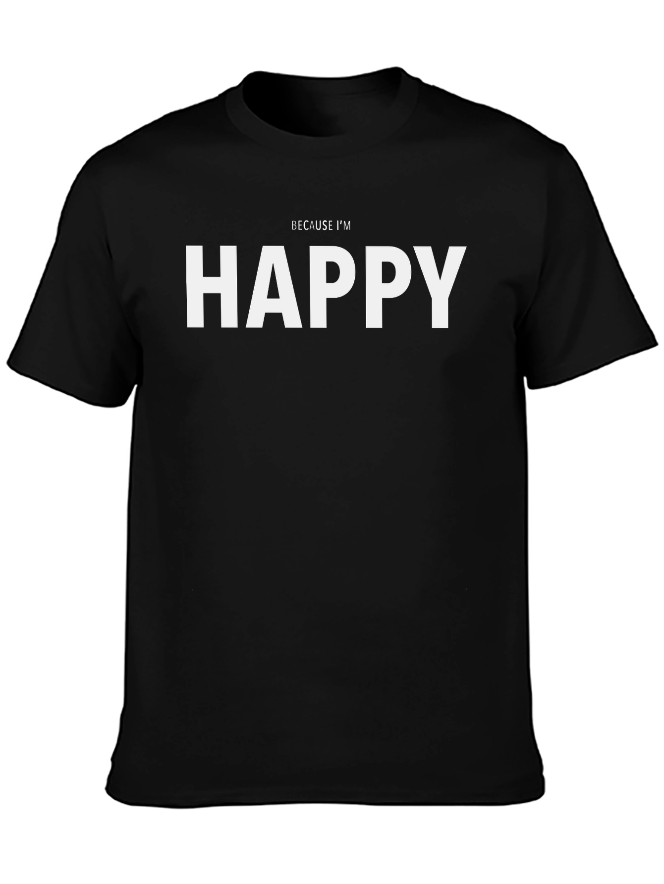 Happy Graphic Tee - Soft Cotton Blend