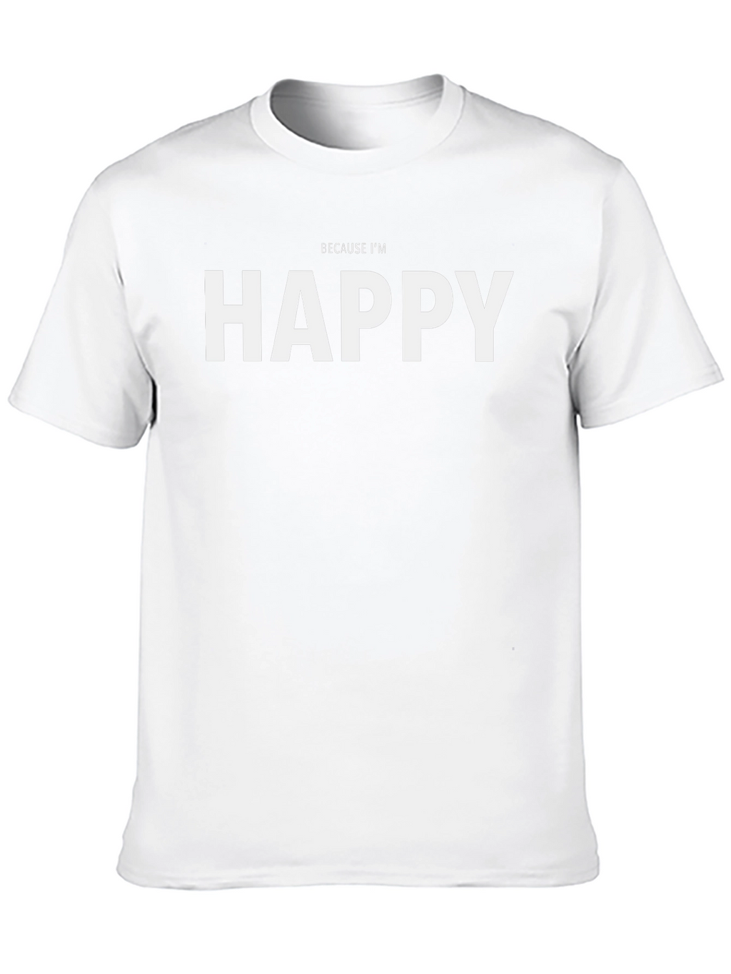 Happy Graphic Tee - Soft Cotton Blend