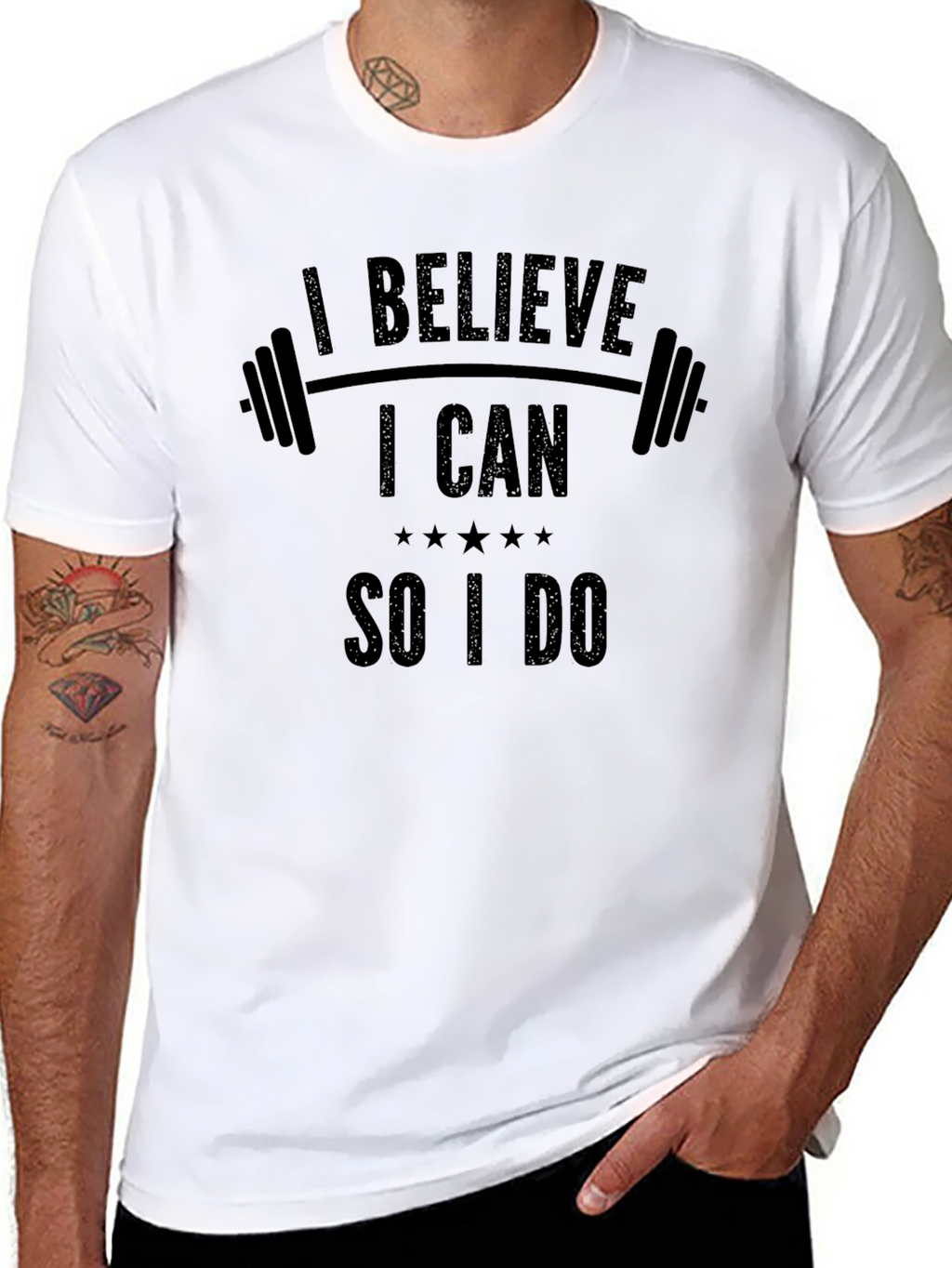 I Believe I Can So I Do Gym T-Shirt