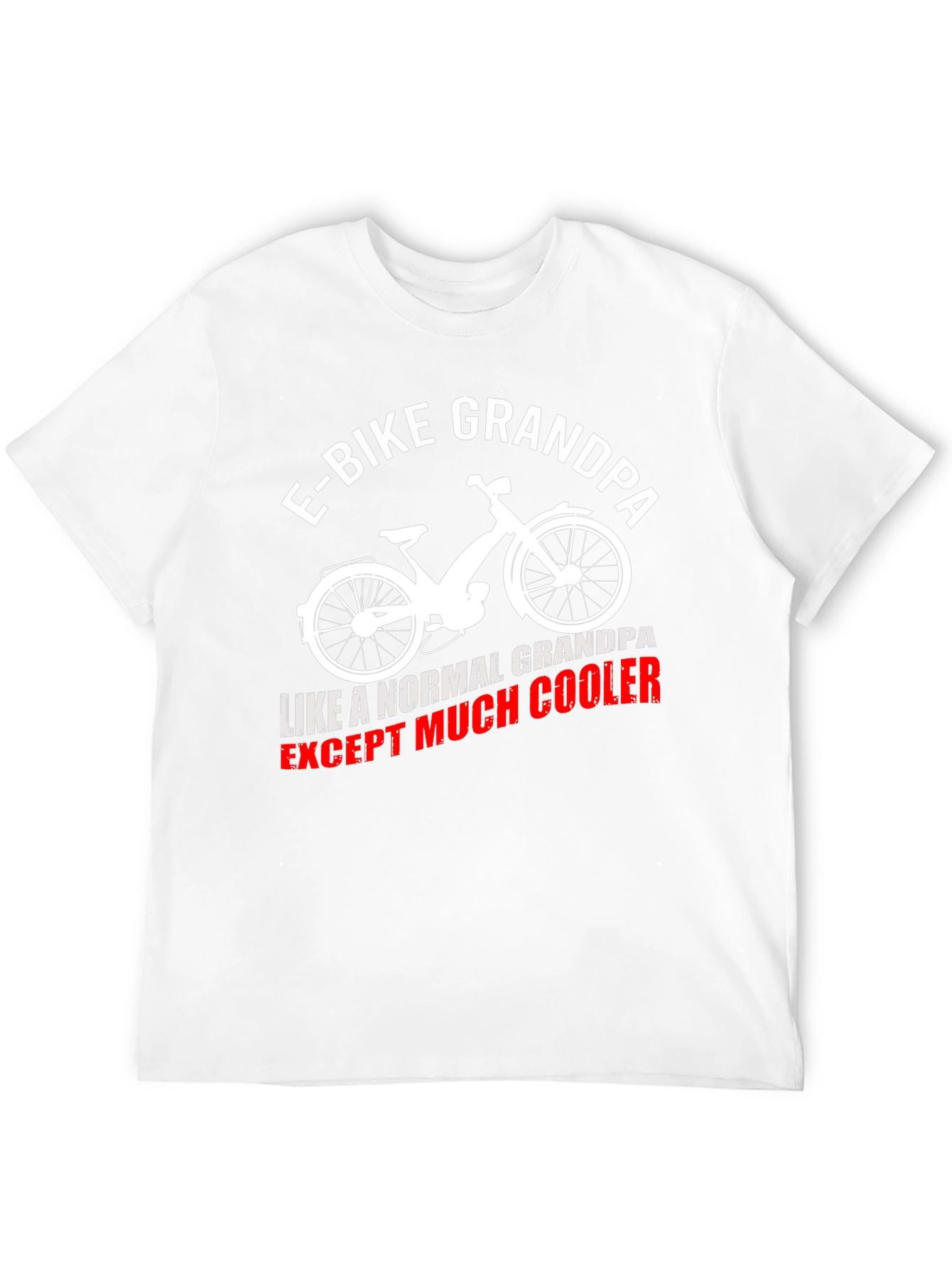 E-Bike Grandpa T-Shirt - Cool Grandpa Shirt