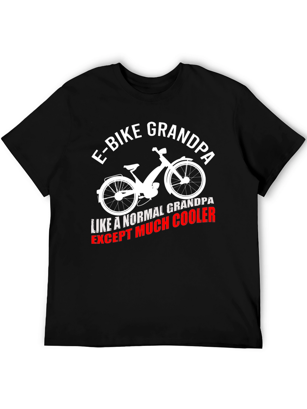 E-Bike Grandpa T-Shirt - Cool Grandpa Shirt