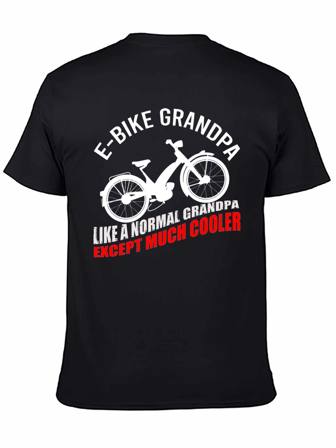 E-Bike Grandpa T-Shirt - Cool Grandpa Shirt