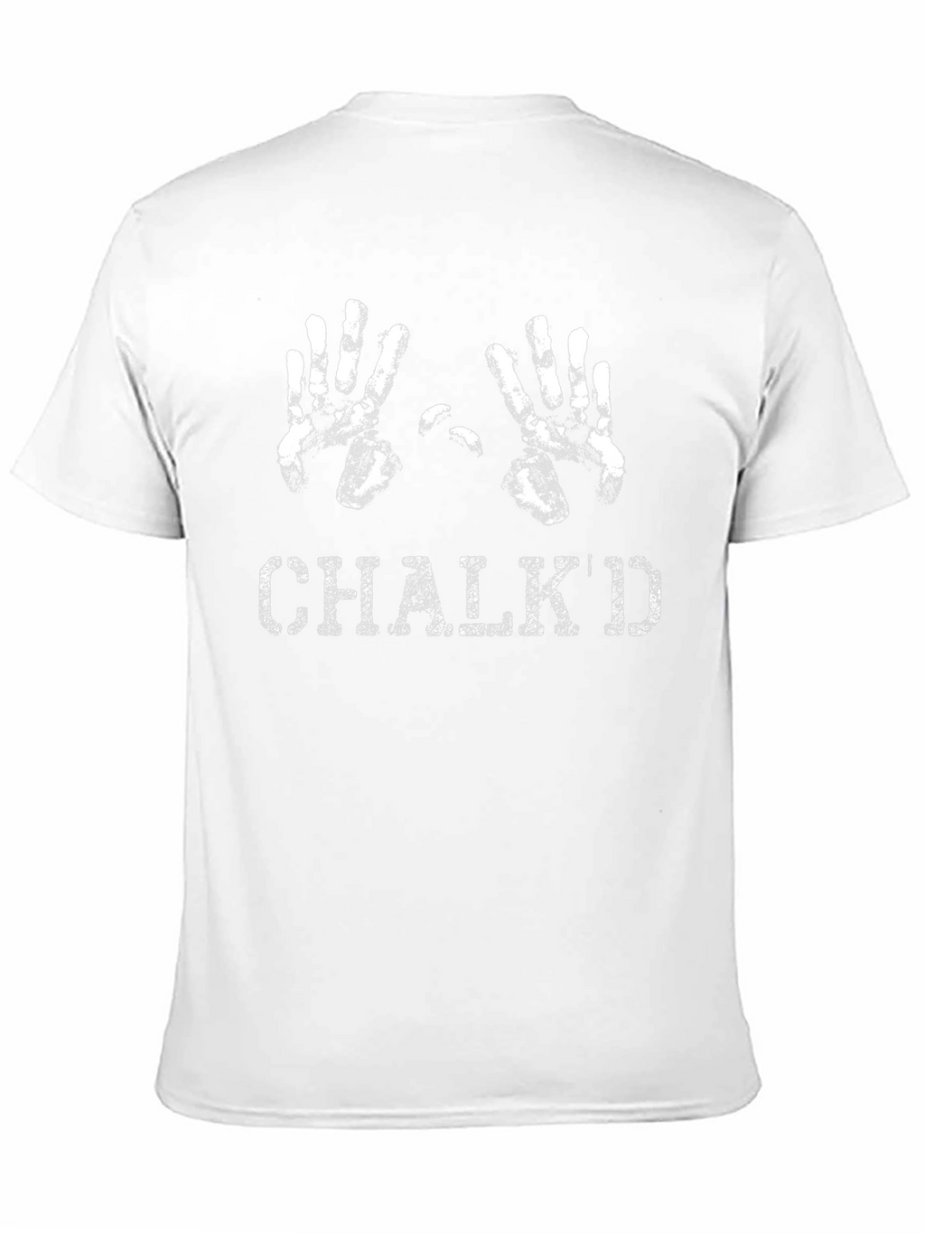 Chalkd Handprint Graphic Tee - Black Cotton T-Shirt