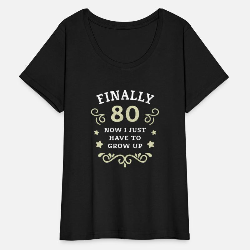 Finally 80 Now i have to grow up 80th Birthday