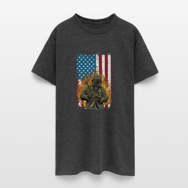 Firefighter Fire Department Thin Red Line Fireman