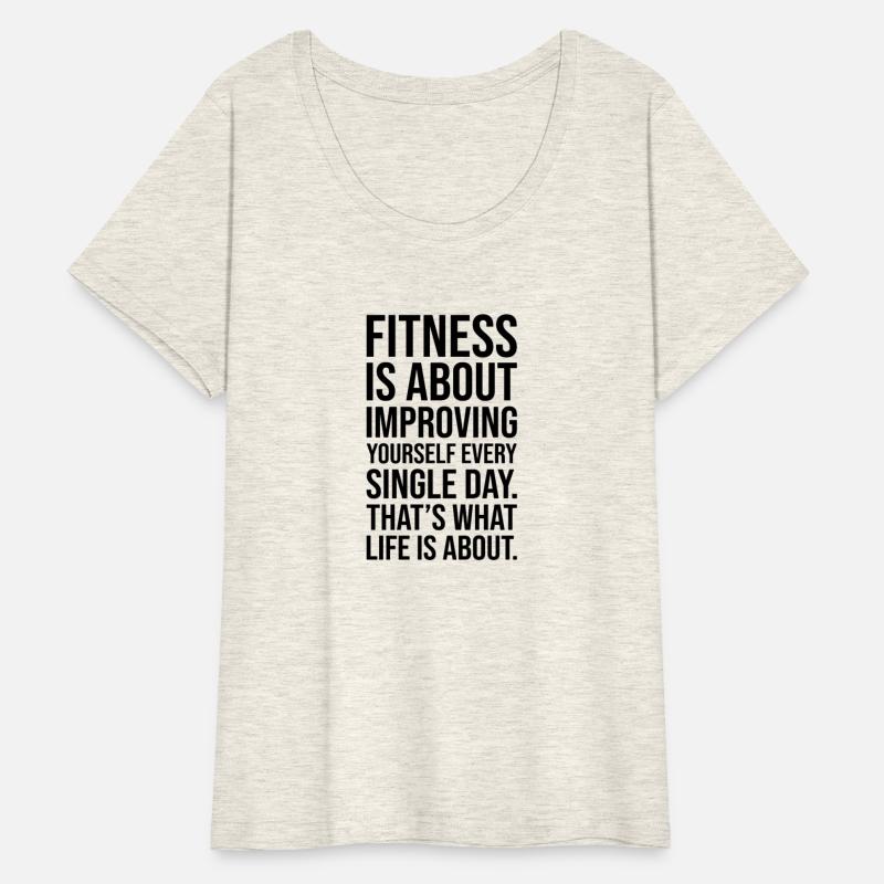 fitness is about improve yourself every day