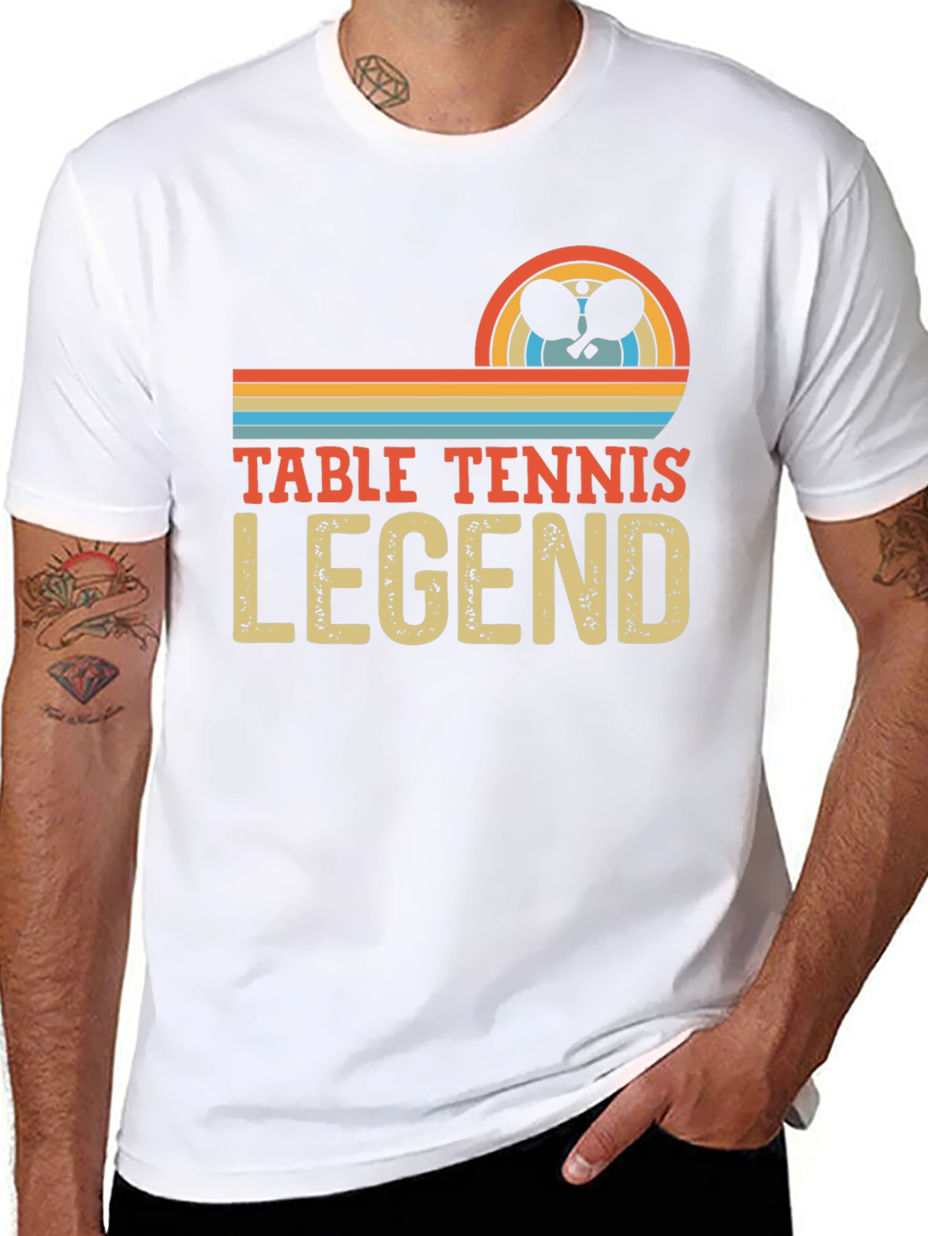 Table Tennis Legend Graphic T-Shirt