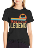 Table Tennis Legend Graphic T-Shirt