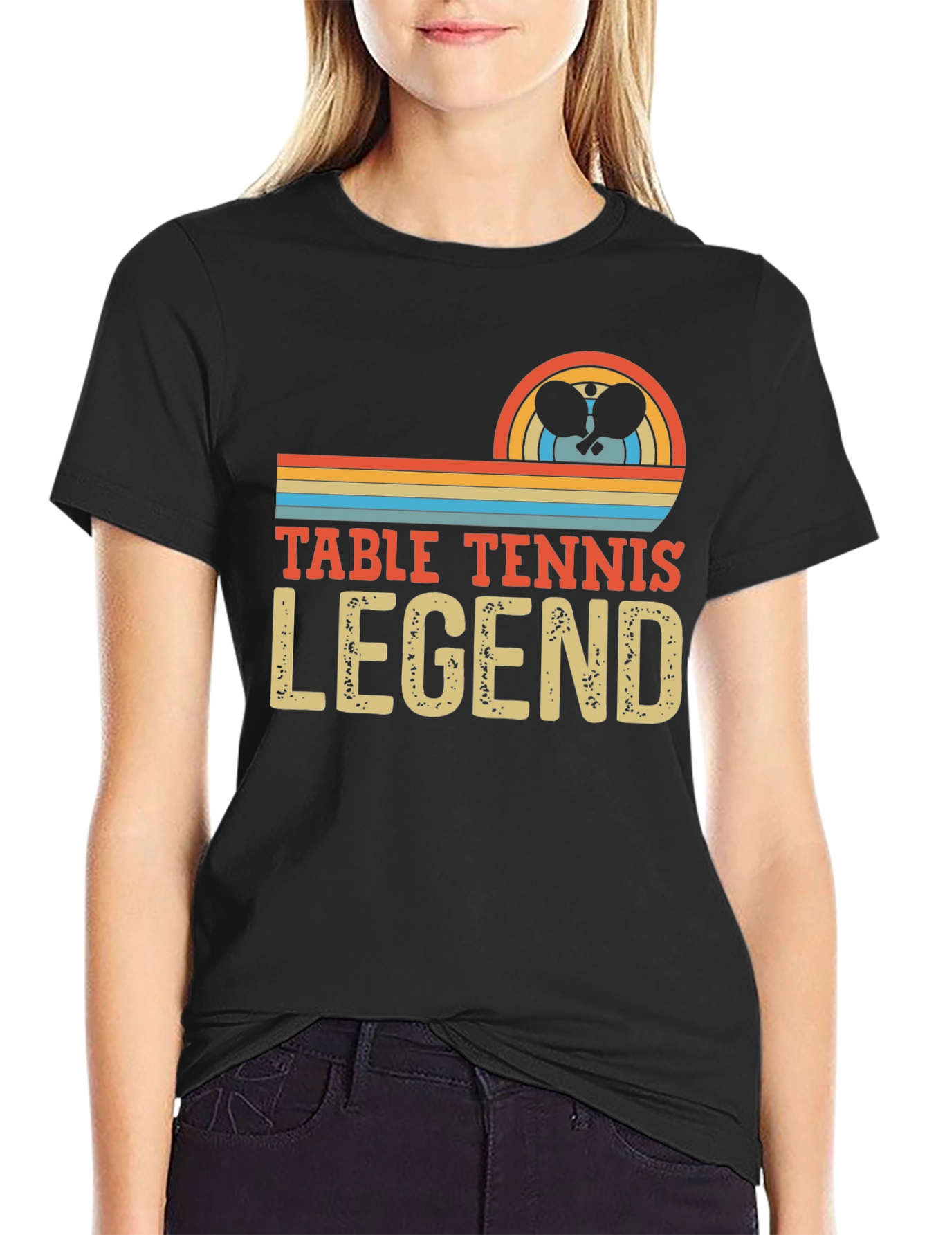 Table Tennis Legend Graphic T-Shirt