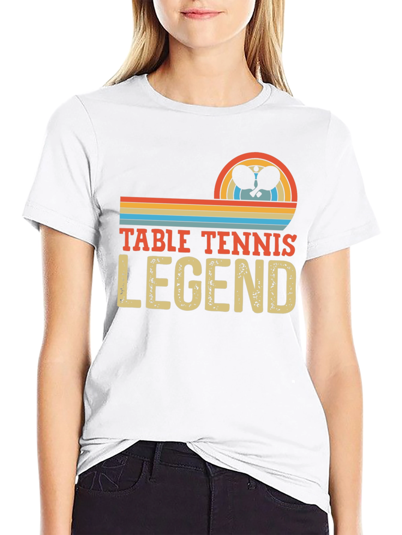 Table Tennis Legend Graphic T-Shirt