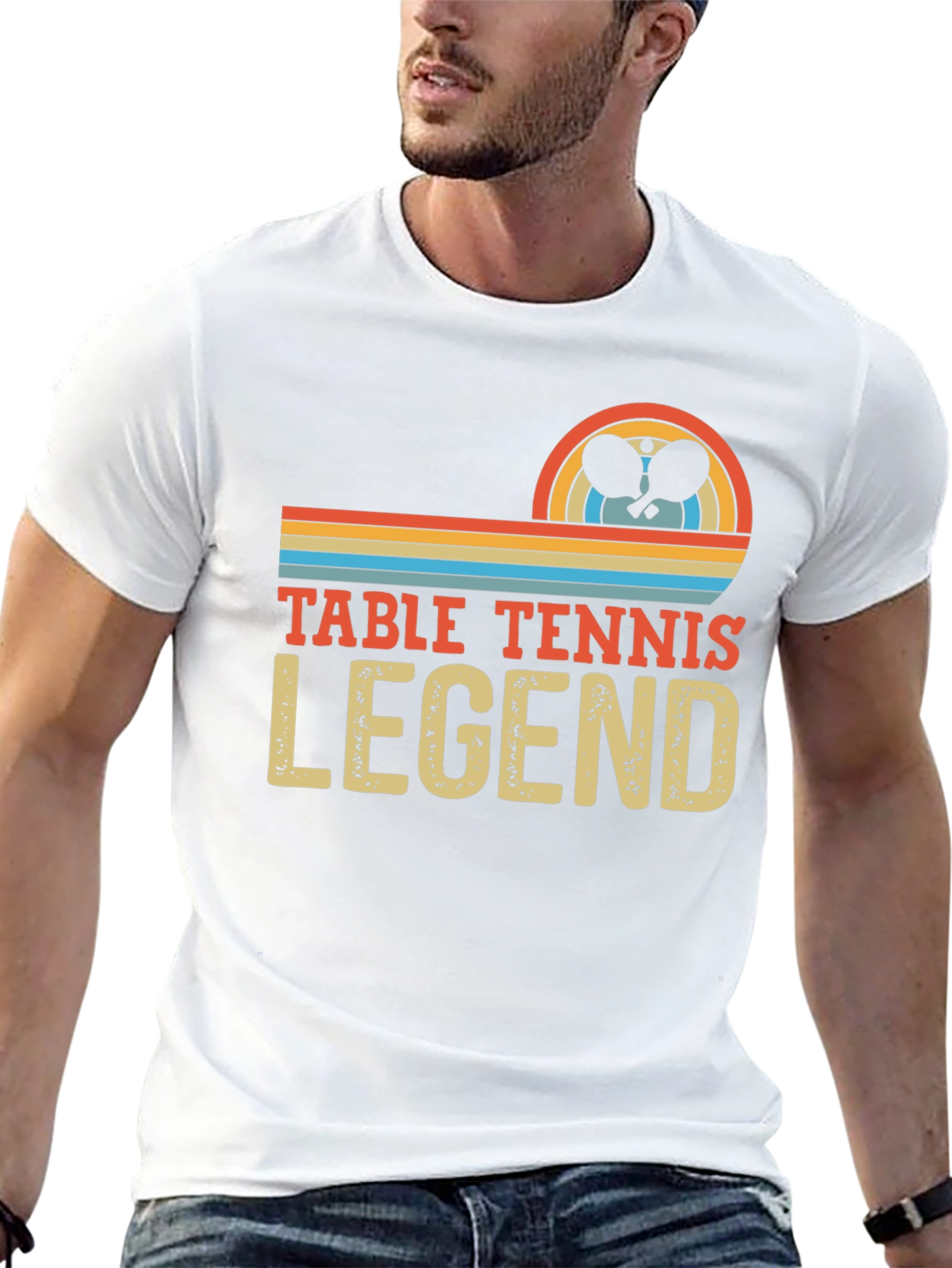Table Tennis Legend Graphic T-Shirt