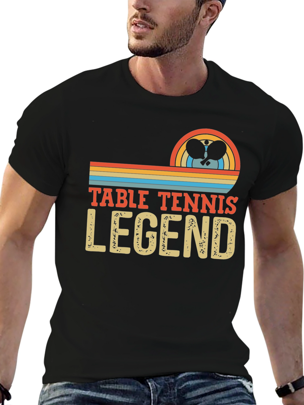 Table Tennis Legend Graphic T-Shirt