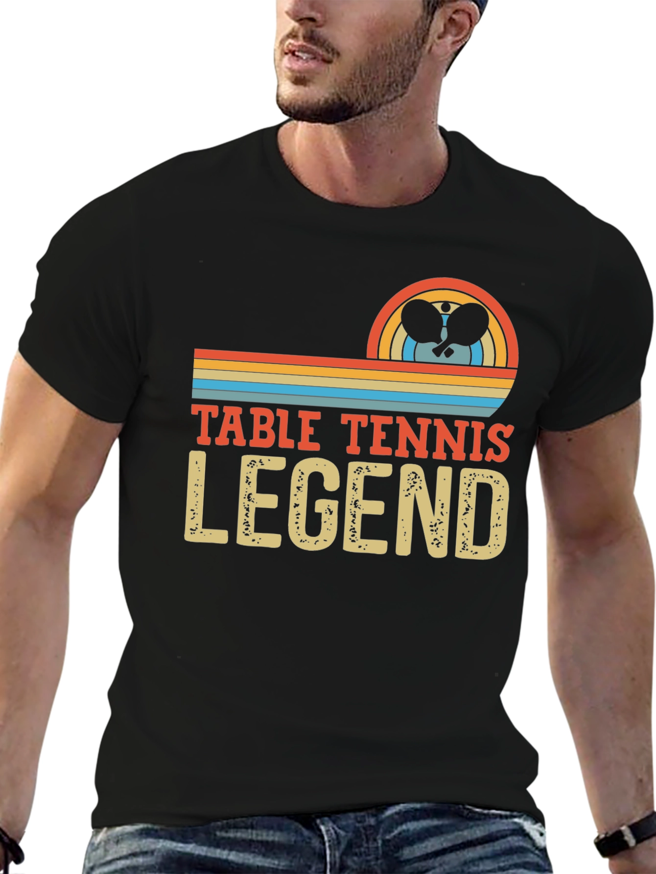 Table Tennis Legend Graphic T-Shirt