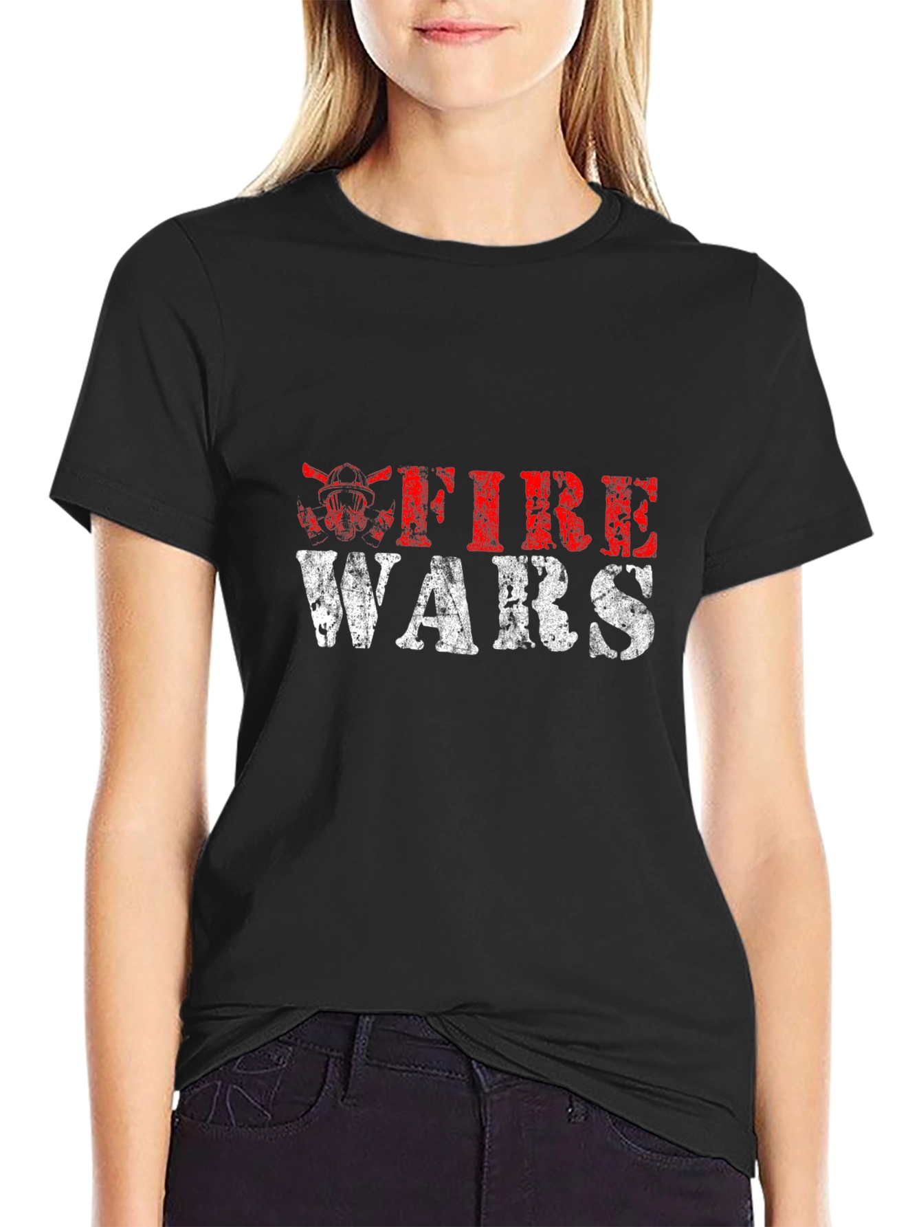 Fire Wars Graphic T-Shirt - Cool Firefighter Tee